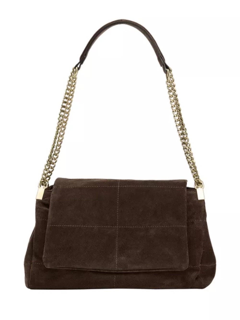 ZARA Split Leather Shoulder Bag